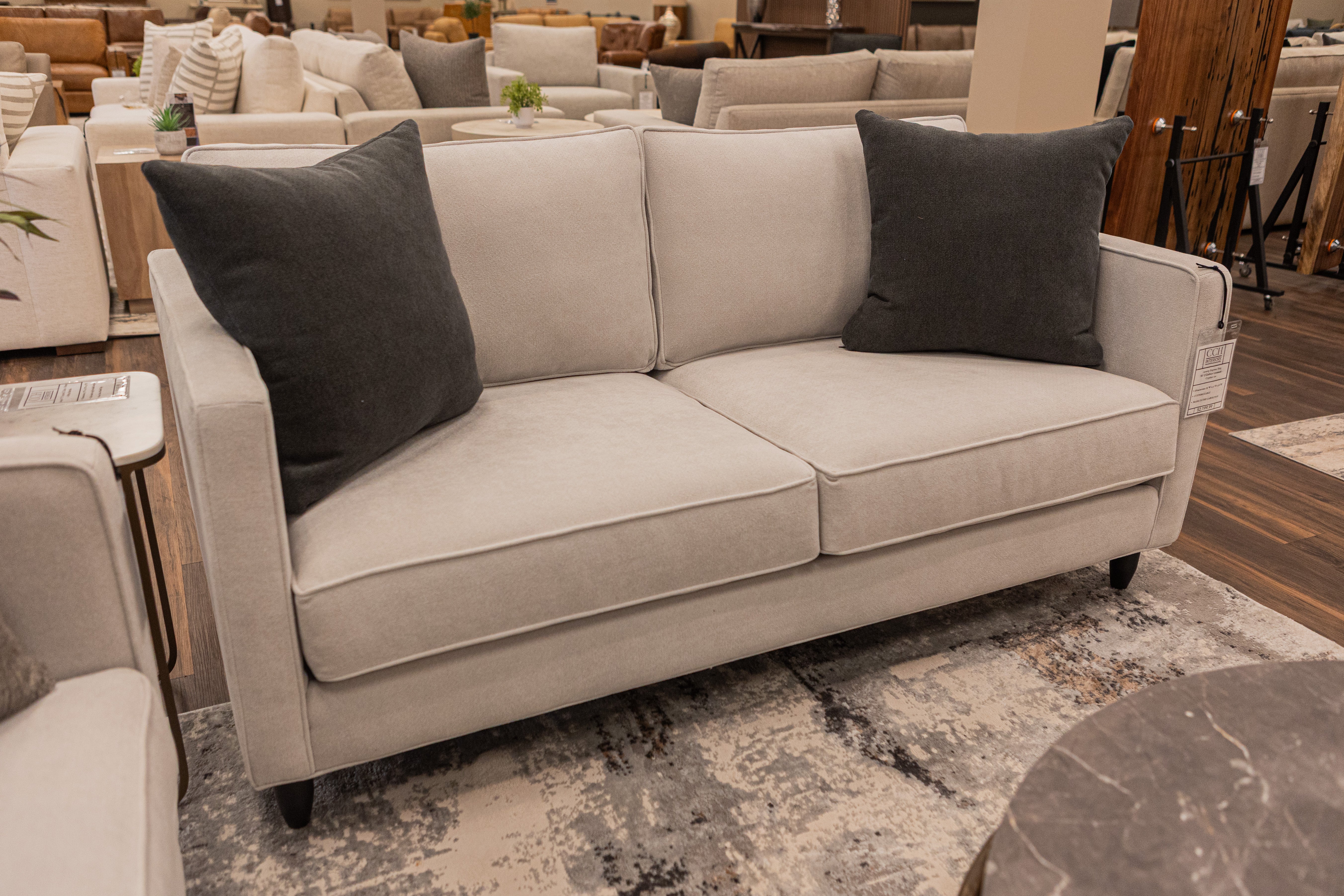 Jeremy Express Ship 70" 2 Cushion Loveseat - Crypton Ice