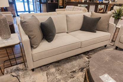 Jeremy Express Ship 85" 2 Cushion Sofa - Crypton Ice