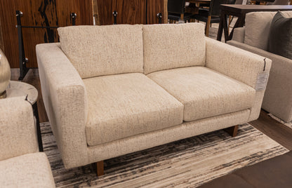 Jeffrey Quick Ship 63" 2 Cushion Loveseat - Snow Owl