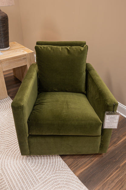 Carmen 32" Quick Ship Swivel Glider - Juniper Velvet