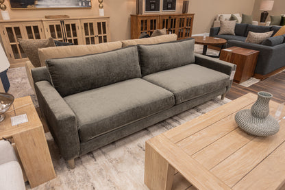 Jayne 99" Express Ship 2 Cushion Sofa - Earl Grey