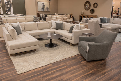 Willow 34" Express Ship Swivel Glider Chair - Performance Shale