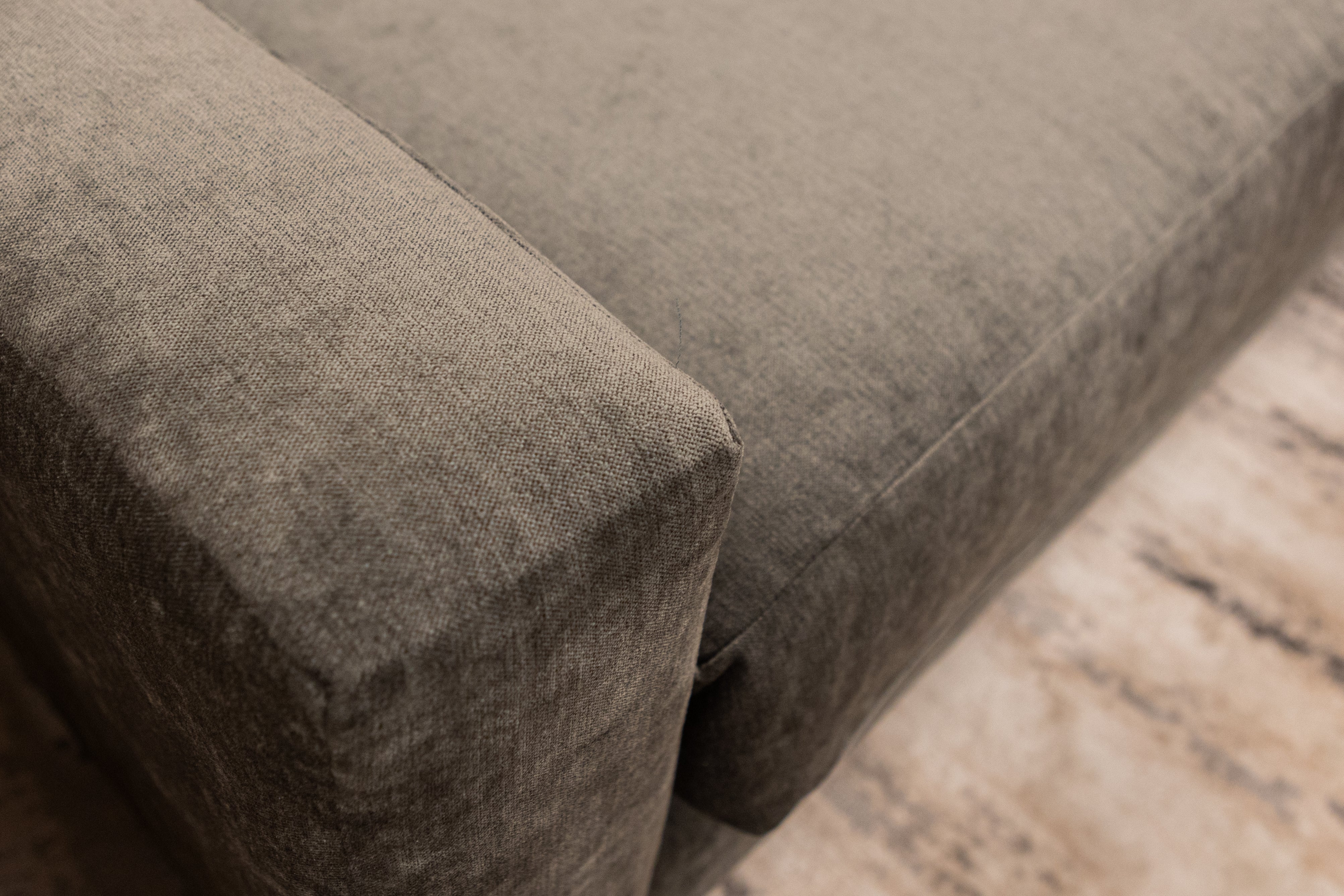 Jayne 99" Express Ship 2 Cushion Sofa - Earl Grey