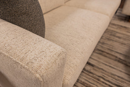 Jeffrey Quick Ship 90" 2 Cushion Sofa - Snow Owl