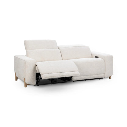 Tawnie 84" Power Recliner Sofa - Ivory