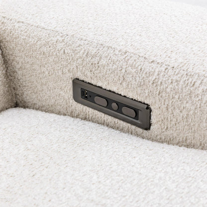 Tawnie 84" Power Recliner Sofa - Ivory