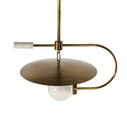 Harper 23" Pendant - Aged Brass Iron