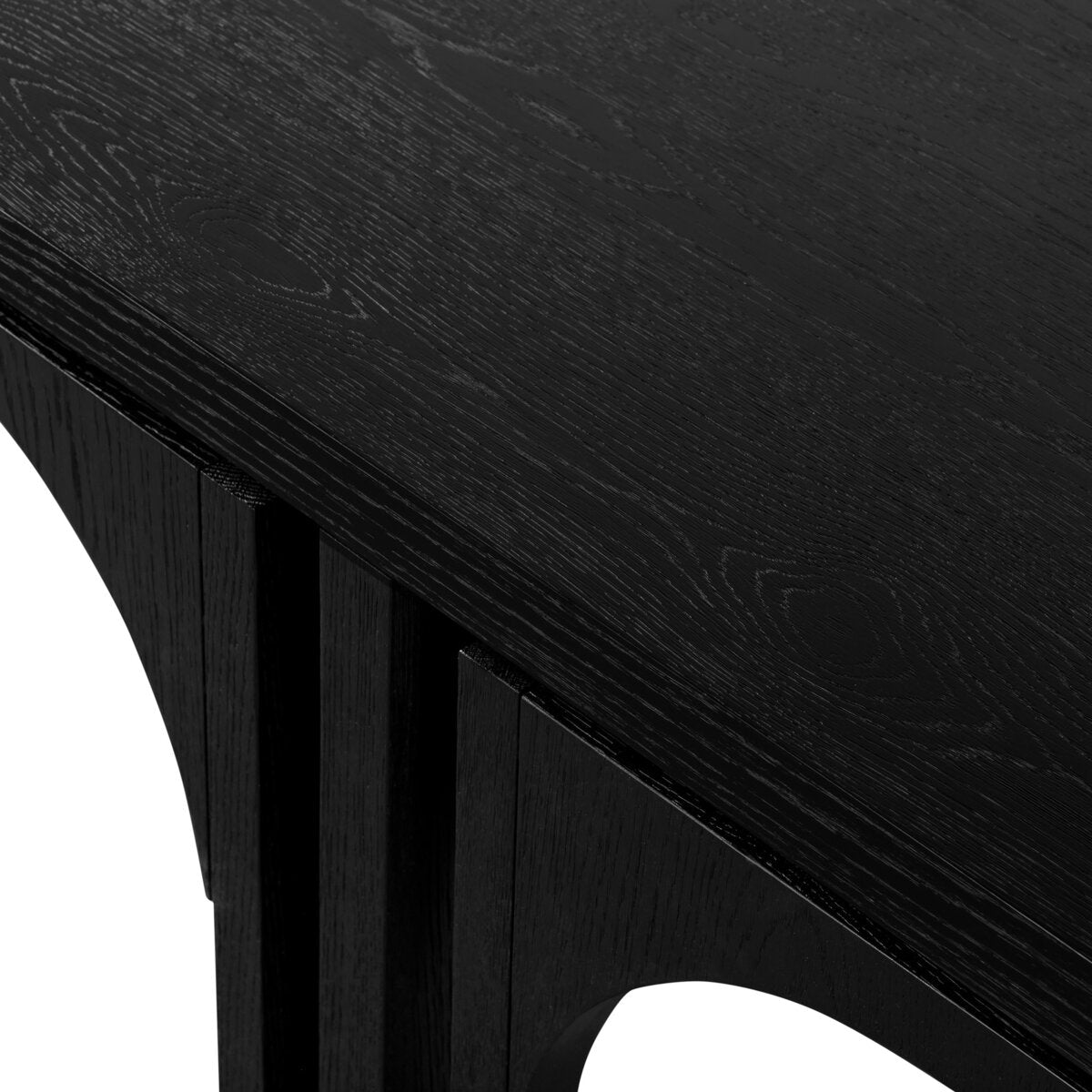 Miranda 47" Square Coffee Table - Black Oak