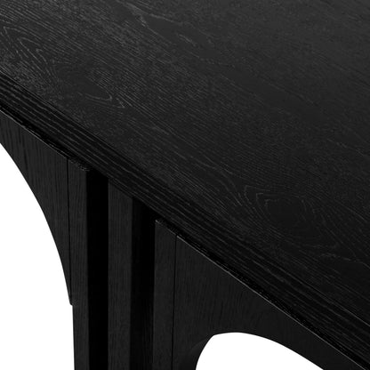 Miranda 47" Square Coffee Table - Black Oak