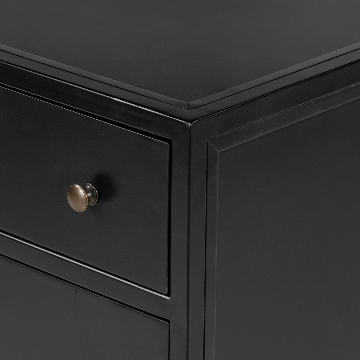 Belmont 28" Three Drawer Nightstand - Onyx