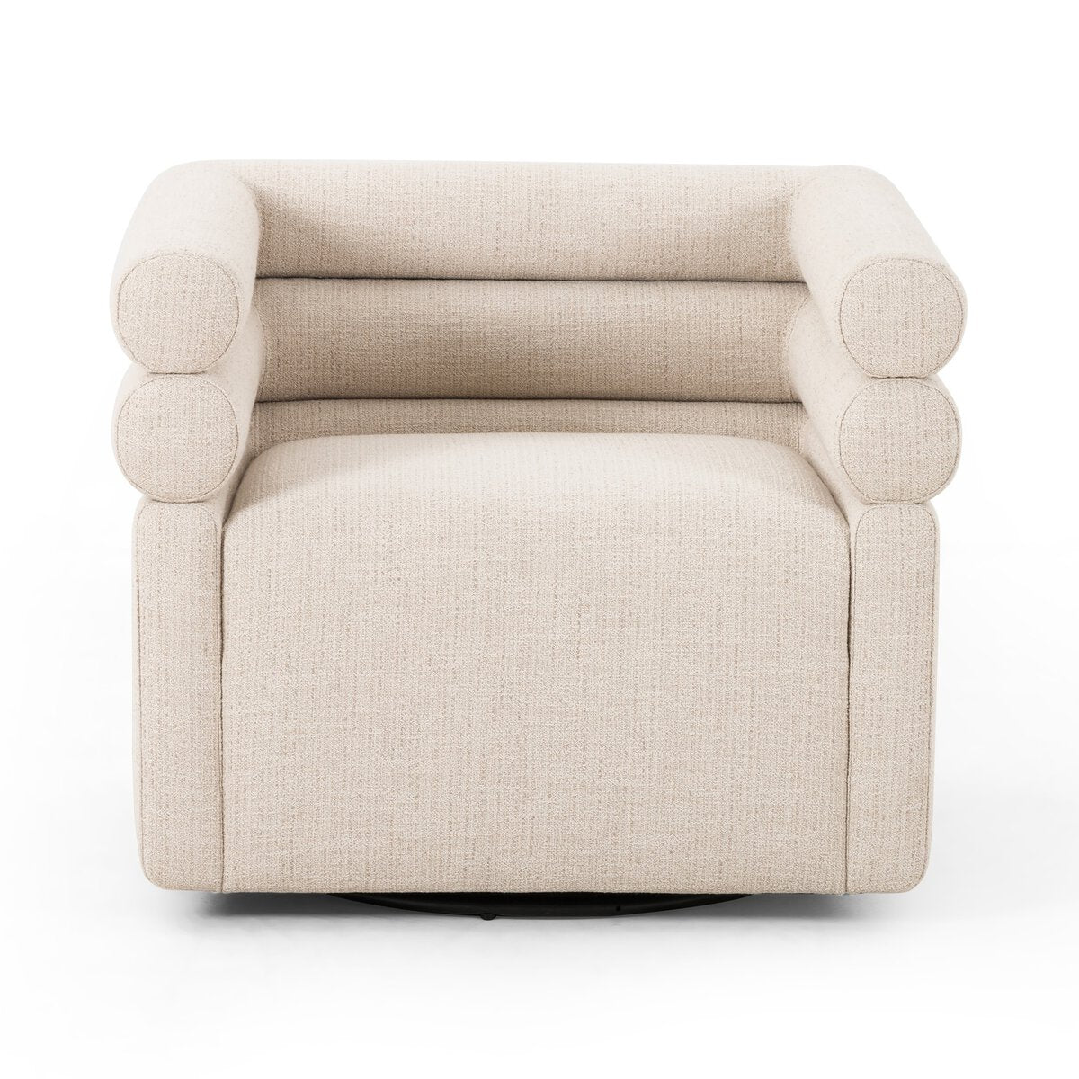 Astraeus 32" Upholstered Swivel Chair - Hampton Cream
