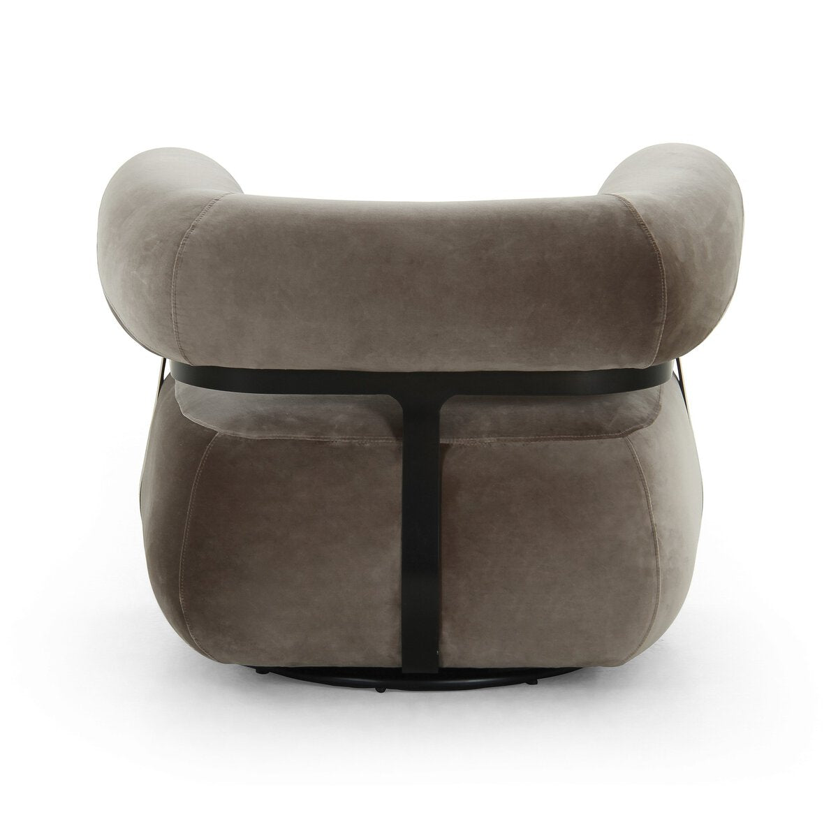 Garlend 37" Upholstered Swivel Chair - Surrey Fossil