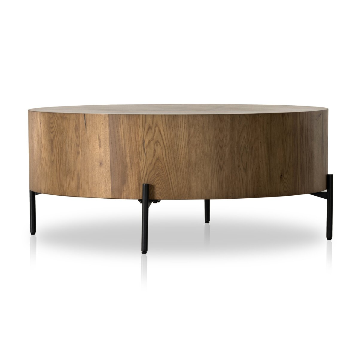 Easton 38" Coffee Table - Amber Oak Resin