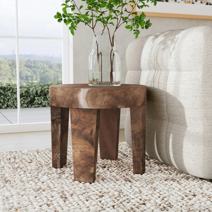 Solstice 18" Round Accent Table - Natural