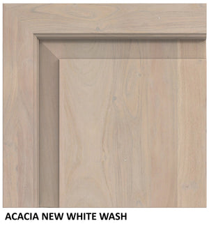 Malcolm Acacia 96" Bar Height Pub Table - New White Wash