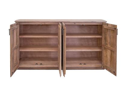 Marcel 73" 4 Door Sideboard - Light Natural