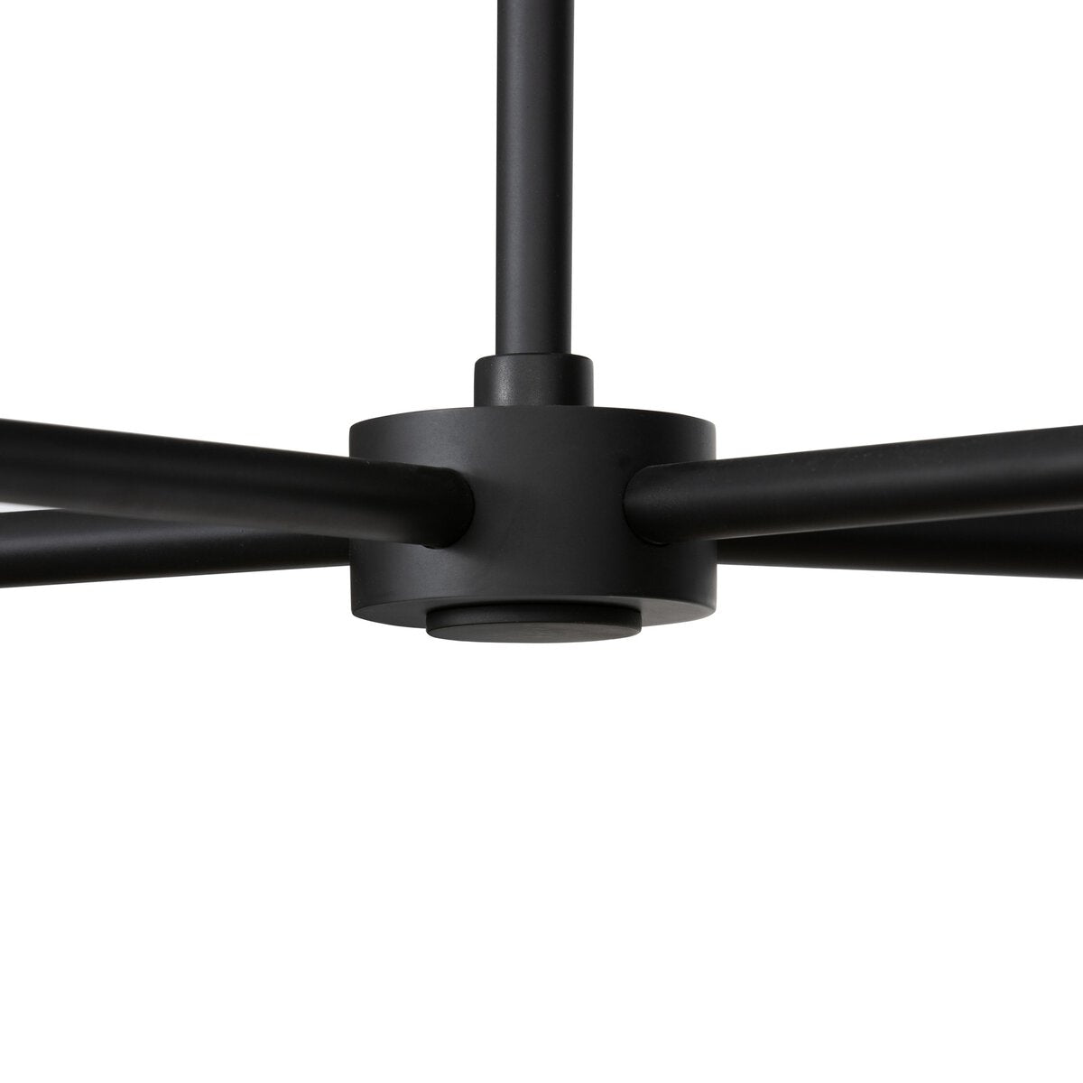 Leander 49" Chandelier - Powder Coated Black
