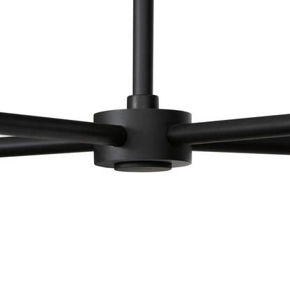 Leander 49" Chandelier - Powder Coated Black