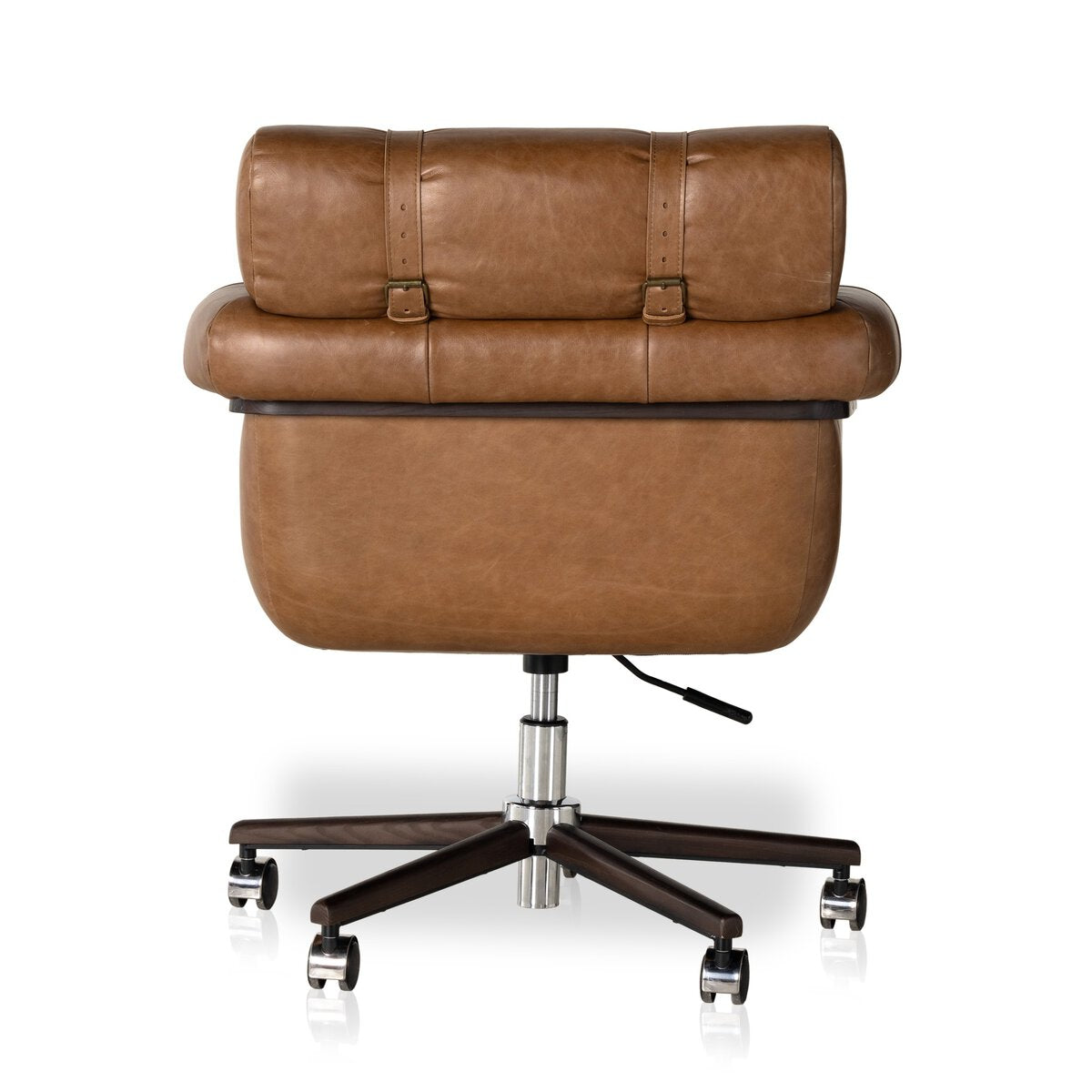 Anson 29" Top Grain Leather Desk Chair - Sonoma Chestnut