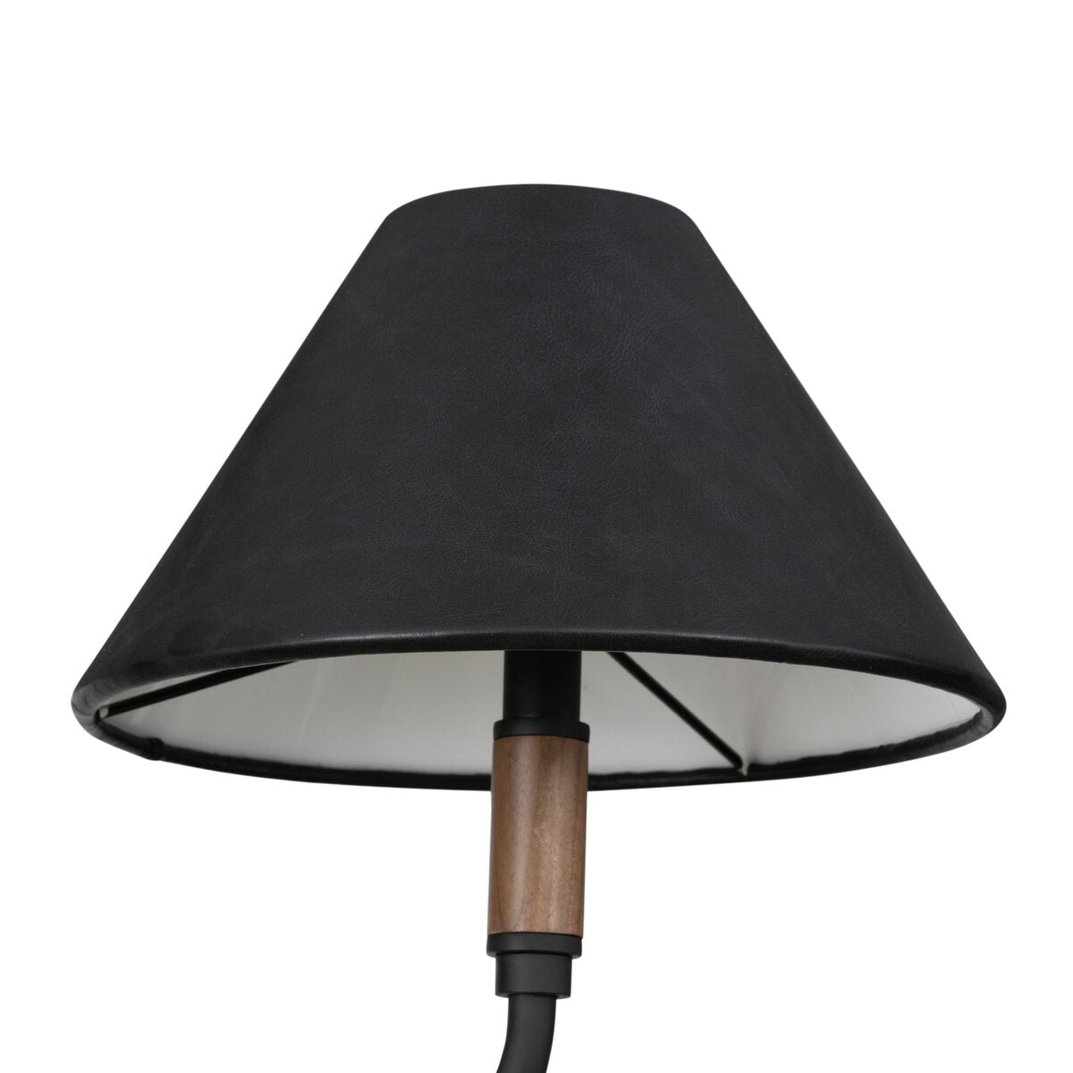 Colleen 62" Linear Double Pendant - Black Leather