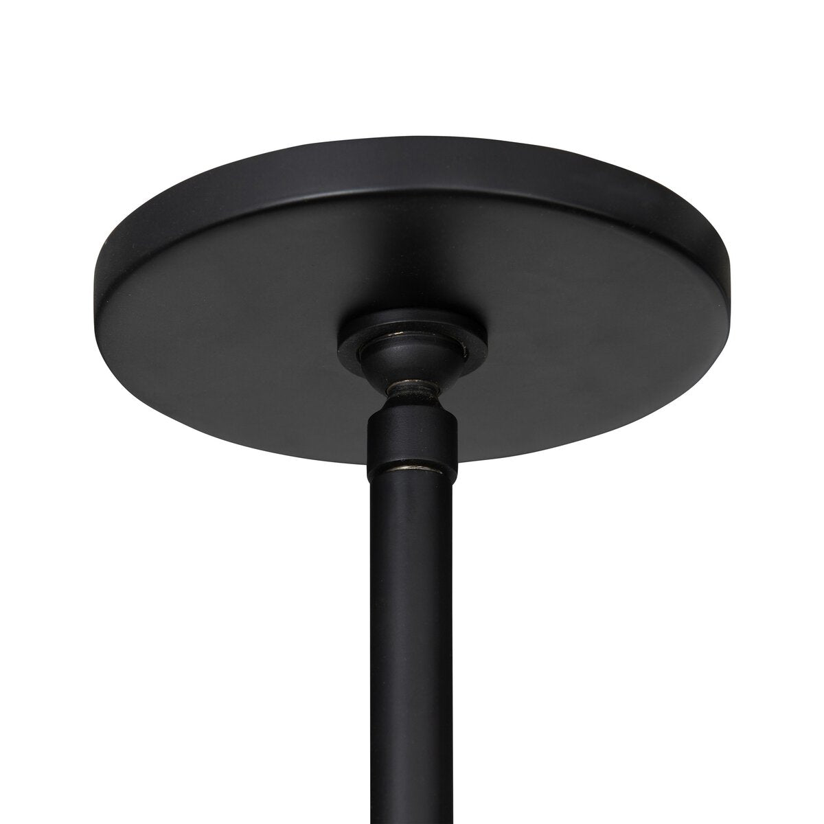 Colleen 62" Linear Double Pendant - Black Leather