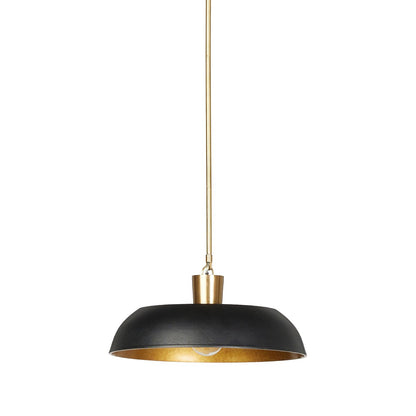 Shaw 18" Pendant - Black Aluminum Enamel