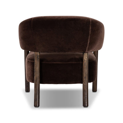 Riley 29" Chair - Oak + Performance Surrey Cocoa