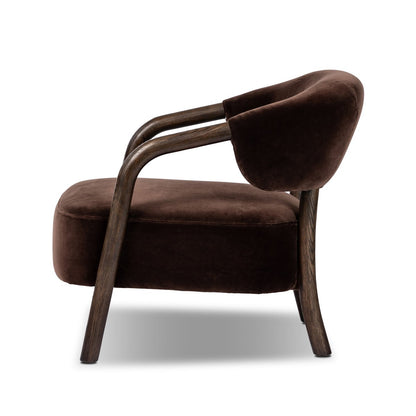 Riley 29" Chair - Oak + Performance Surrey Cocoa