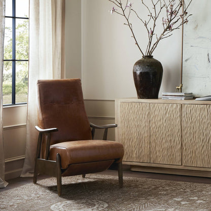 Jarvis 28" Top Grain Leather Recliner - Dakota Tobacco