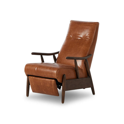 Jarvis 28" Top Grain Leather Recliner - Dakota Tobacco