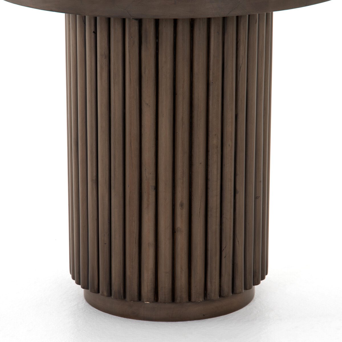 Redford 22" Round End Table - Reclaimed Ashen Brown