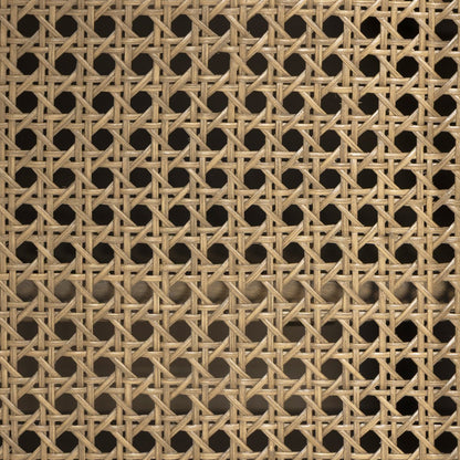 Izara 98" 6 Door Sideboard - Cane + Taupe