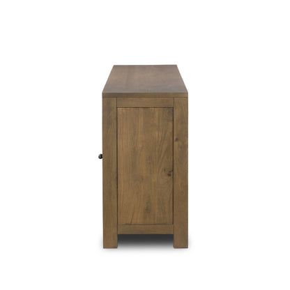 Izara 98" 6 Door Sideboard - Cane + Taupe