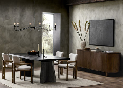 Ronin 60" Chandelier - Antiqued Iron