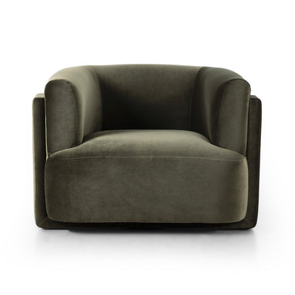 Hayley 42" Occasional Chair - Surrey Olive Velvet