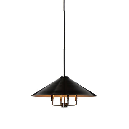 Fenton 32" Chandelier - Antique Brass Iron