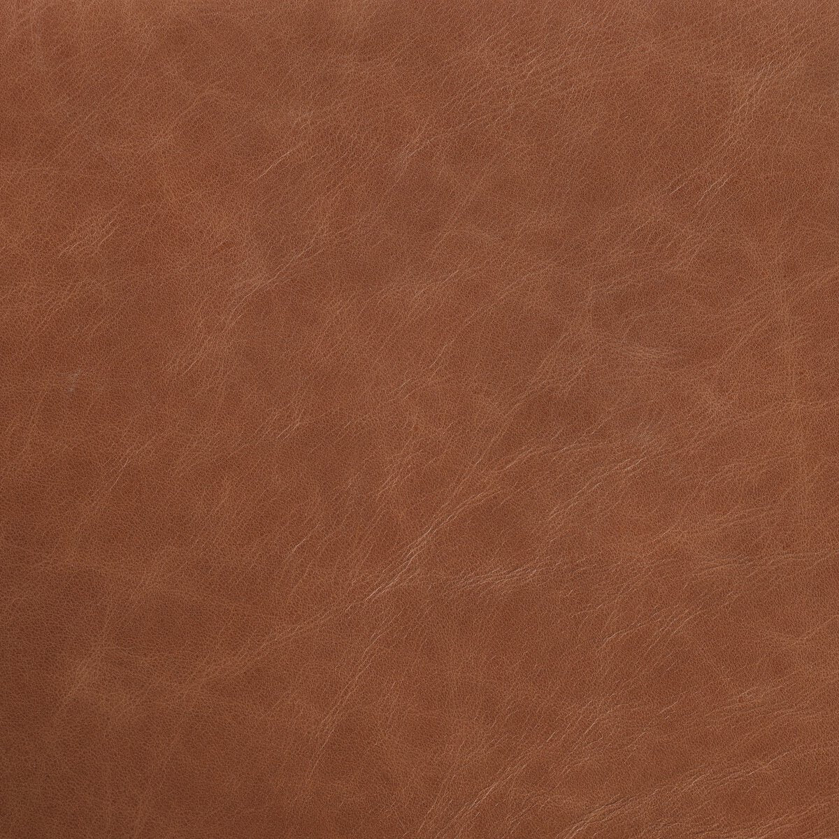 Maya Top Grain Leather Swivel Counter Stool - Chestnut + Oak