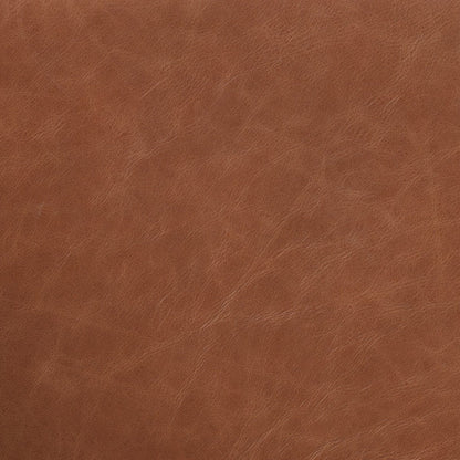 Maya Top Grain Leather Swivel Counter Stool - Chestnut + Oak