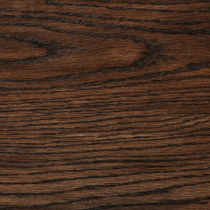 Zohran 32" 2 Drawer Charging Nightstand - Iron + Umber Oak