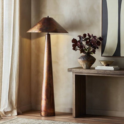 Roman 28" Floor Lamp - Iridescent Acid Wash