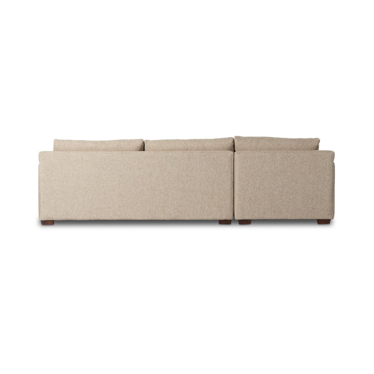 Hermia 112" 2 Cushion + LAF Chaise Sectional - Delta Sand