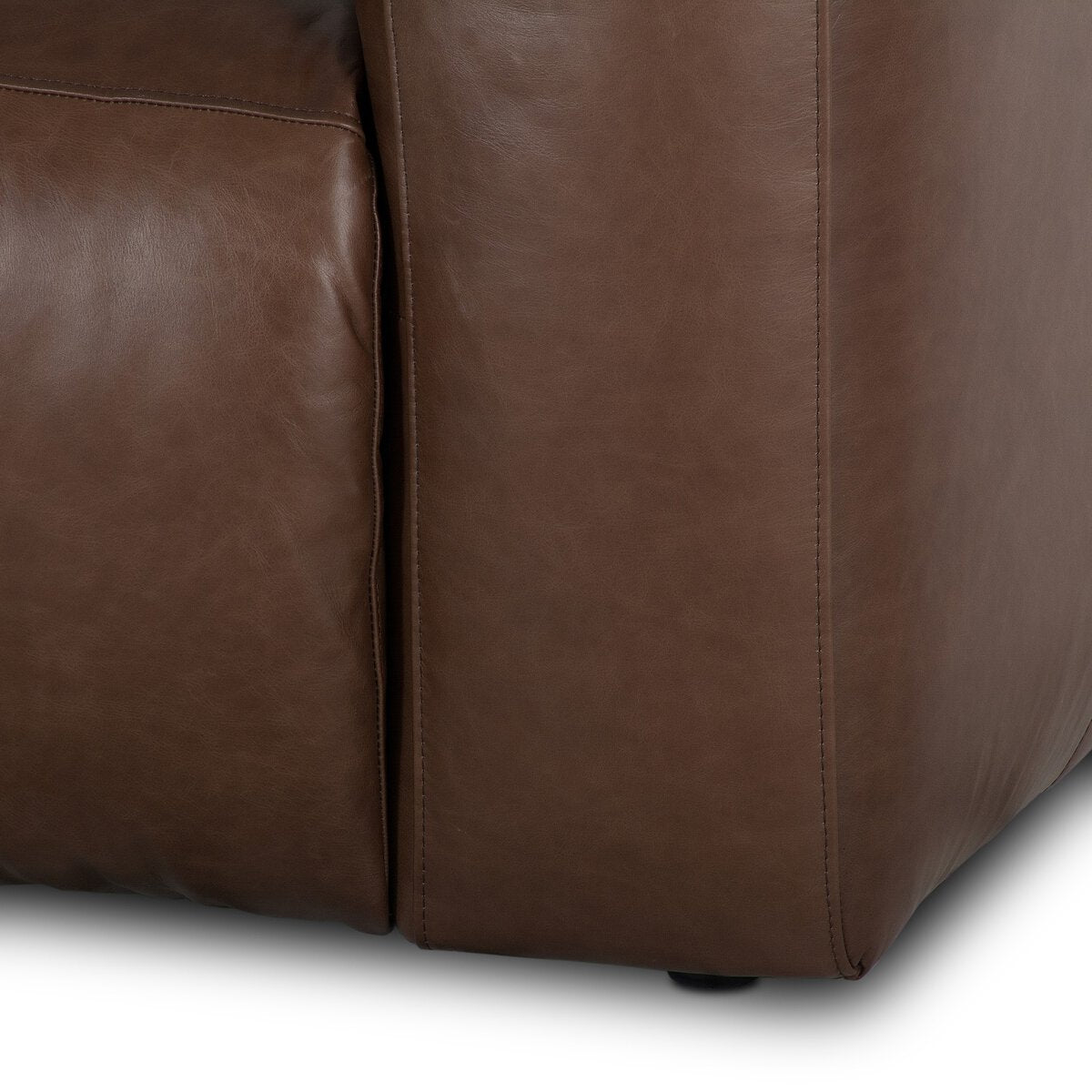 Riley 3 Cushion Top Grain Leather Power Reclining Sofa - Sonoma Coco