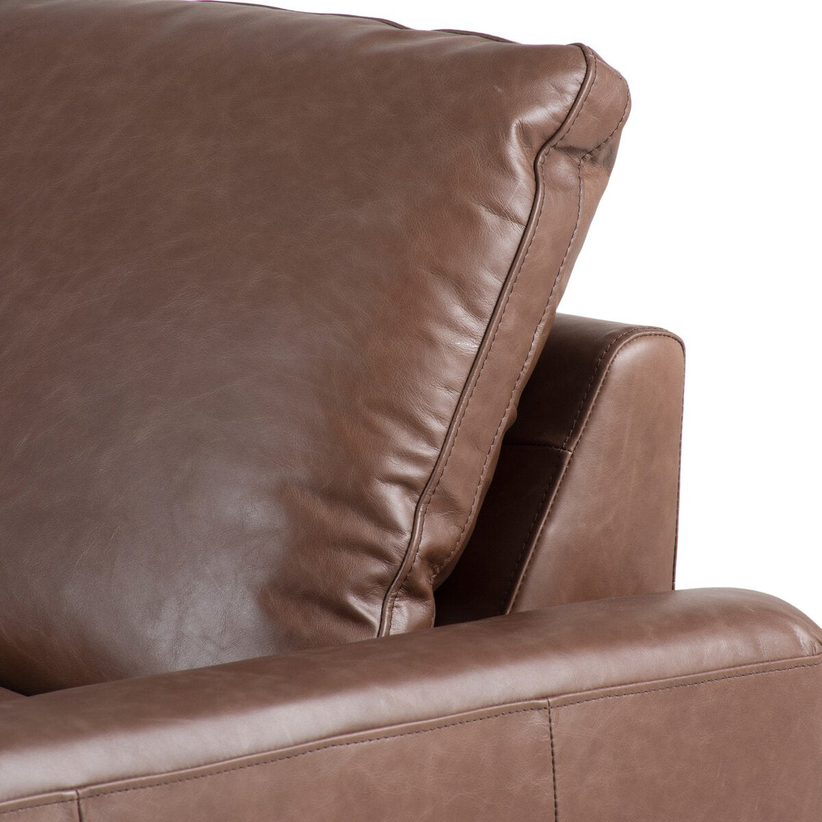 Tillman 120" Top Grain Leather Power Motion Sectional - Sonoma Coco