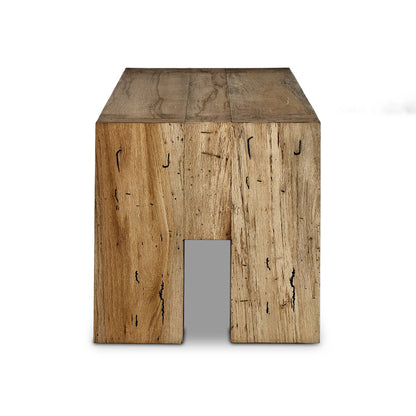 Abaso 70" Accent Bench - Rustic Wormwood Oak