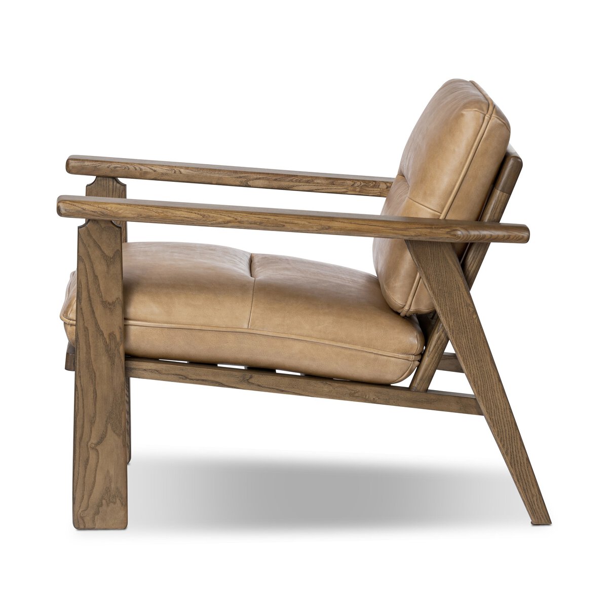 Brisa 28" Top Grain Leather Occasional Chair - Palermo Drift