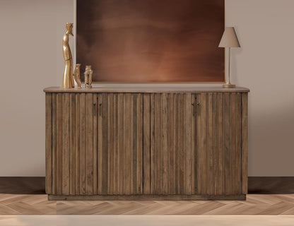 Marcel 73" 4 Door Sideboard - Light Natural