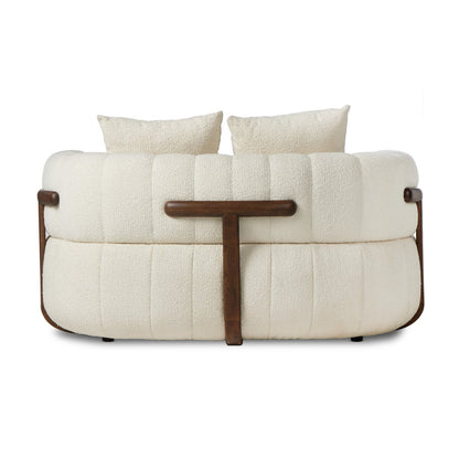 Forest 62" Media Lounger - Altro Snow