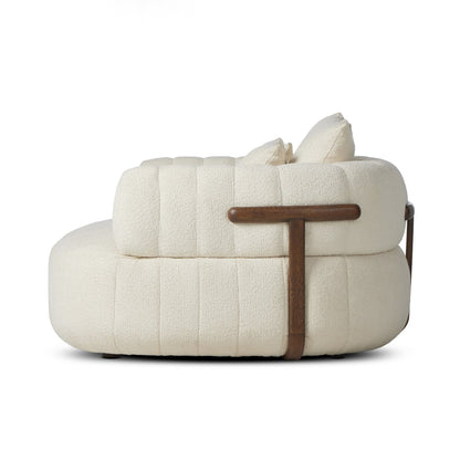 Forest 62" Media Lounger - Altro Snow
