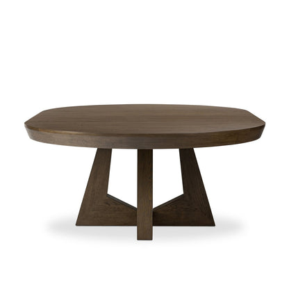Creedmore 60"- 94" Round Extension Dining Table - Fawn Oak