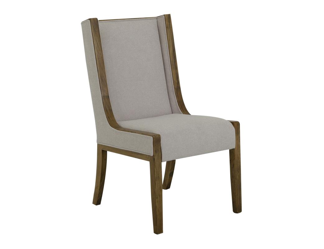 Franz Dining End Chair - Ivory & Earth